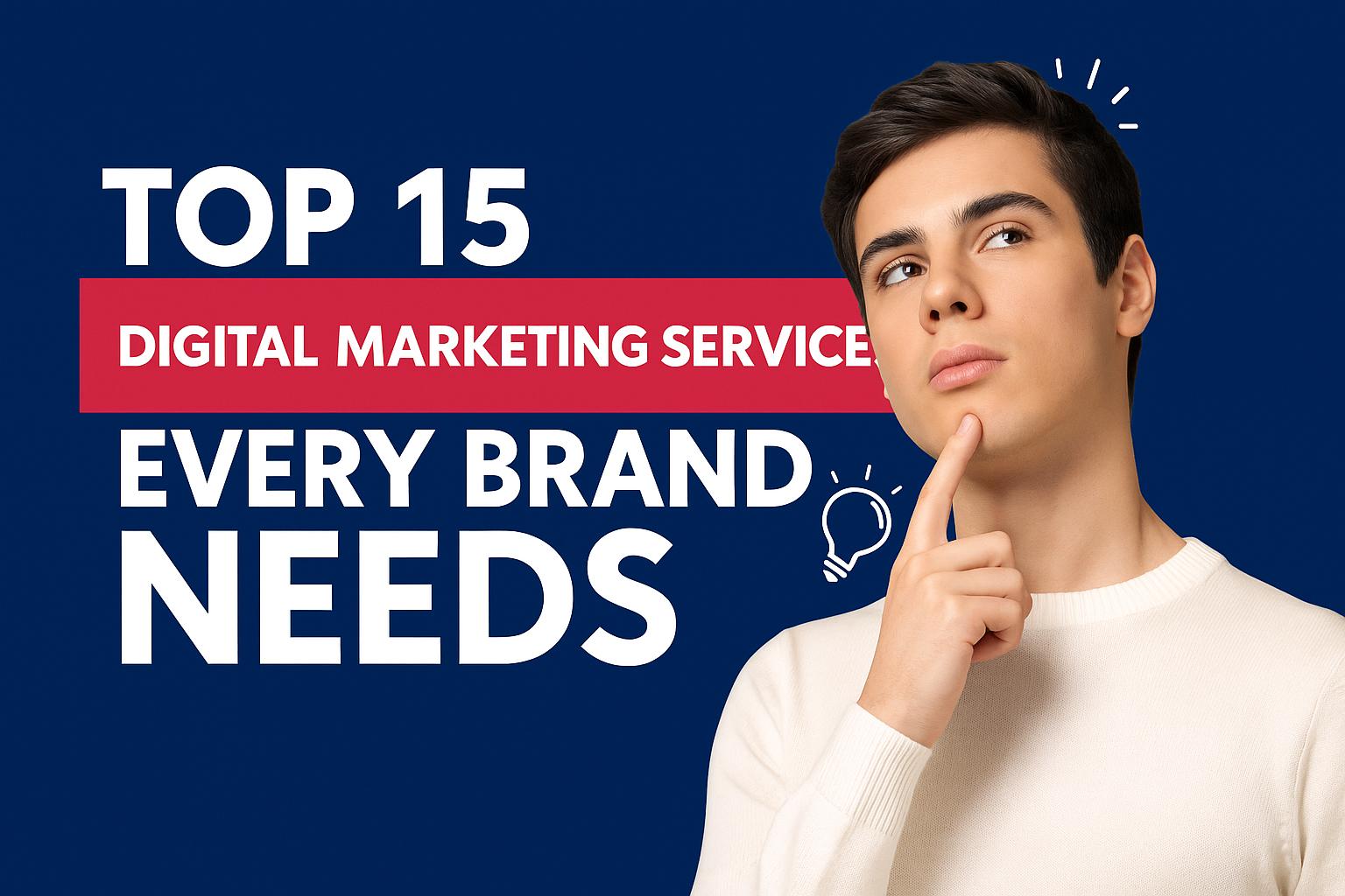 15 Essential Digital Marketing Services Every Growing Brand Needs